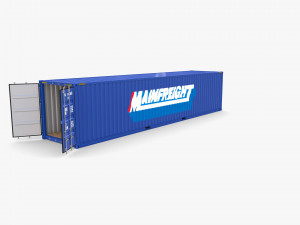 40ft shipping container mainfreight 3D Model