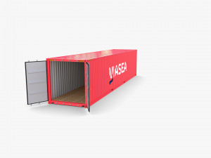 40ft shipping container viasea 3Dモデル