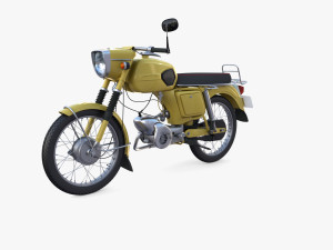generic motorcycle Model 3D