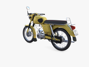 generic motorcycle Model 3D