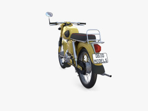 generic motorcycle Model 3D