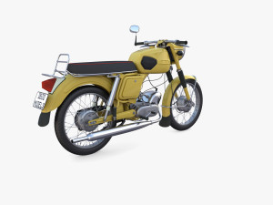 generic motorcycle Model 3D