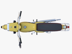 generic motorcycle Model 3D