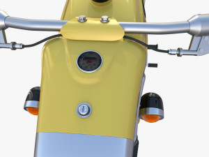 generic motorcycle Model 3D