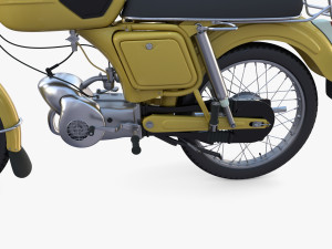 generic motorcycle Model 3D