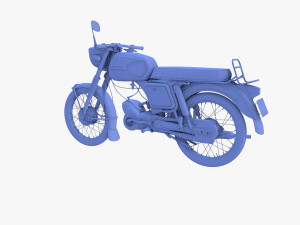 generic motorcycle Model 3D