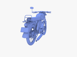 generic motorcycle Model 3D