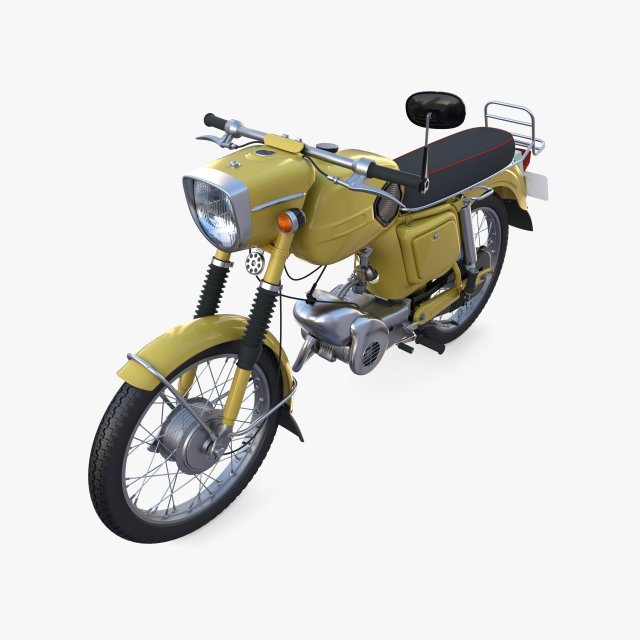 generic motorcycle Model 3D .c4d .max .obj .3ds .fbx .stl .blend 