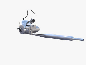 moped engine Model 3D