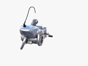 moped engine Model 3D