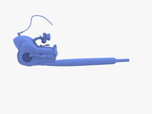 moped engine 3D Model