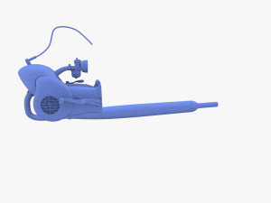 moped engine Model 3D