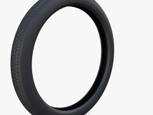 moped tire low poly 3D Model