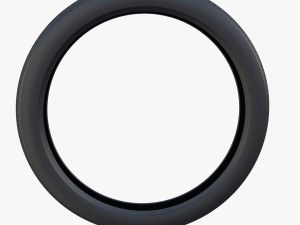 moped tire low poly 3D Модель