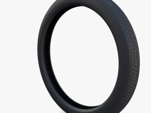 moped tire low poly 3D Model