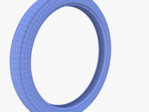 moped tire low poly 3D Model