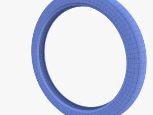 moped tire low poly 3D Model