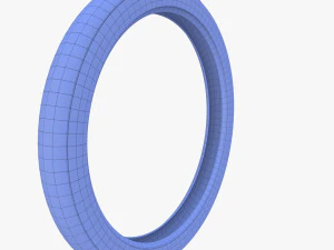 moped tire low poly 3D Model