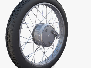 moped wheel 3D Model