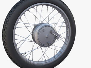 moped wheel 3D Model