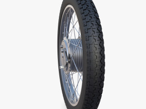 moped wheel 3D Model