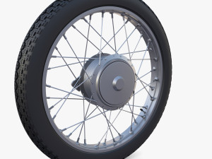 moped wheel 3D Model