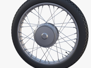 moped wheel 3D Model