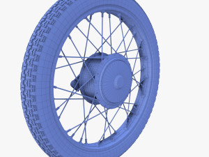 moped wheel 3D Model