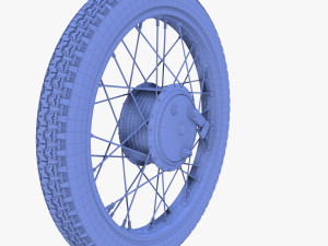moped wheel 3D Model