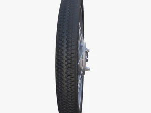 moped wheel low poly 3D Model