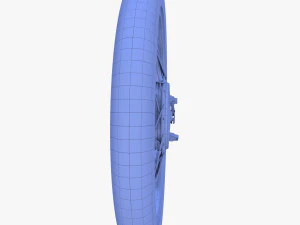 moped wheel low poly 3D Model
