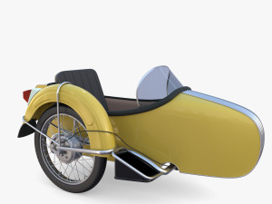 motorcycle sidecar Modelo 3D