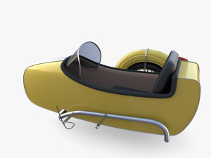 motorcycle sidecar Modelo 3D