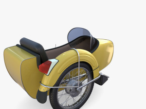 motorcycle sidecar Modelo 3D