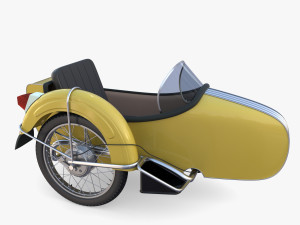motorcycle sidecar Modelo 3D