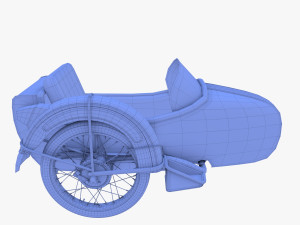 motorcycle sidecar Modelo 3D