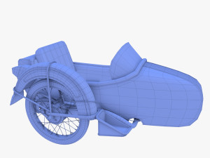motorcycle sidecar Modelo 3D