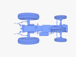 Tractor Chassis 3D Model