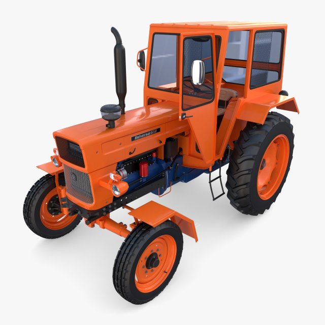 U650 Tractor v1 3D Model .c4d .max .obj .3ds .fbx .stl .blend 