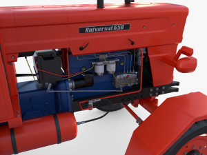 U650 Tractor v2 3D Модель