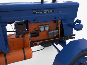 Trattore U650 v3 Modello 3D