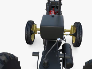 Trattore U650 v3 Modello 3D