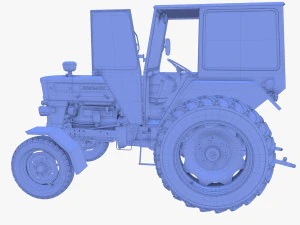 Trattore U650 v3 Modello 3D