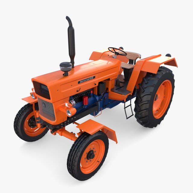 U650 Tractor v4 3D Model .c4d .max .obj .3ds .fbx .stl .blend 