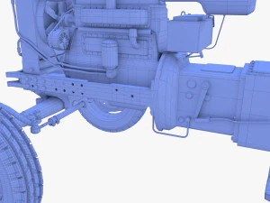 U650 Tractor v4 3D Model