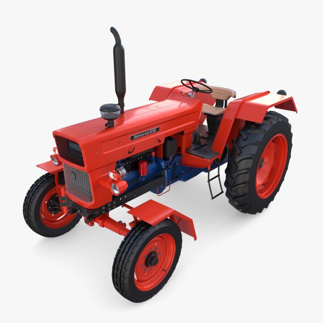 U650 Tractor v5 3D Model .c4d .max .obj .3ds .fbx .stl .blend 