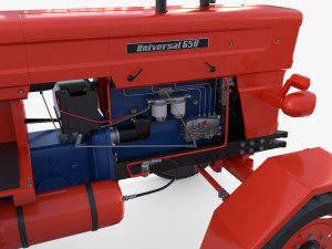 U650 Tractor v5 3D Model