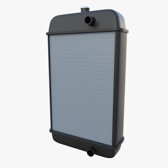 Tractor Radiator 3D Model .c4d .max .obj .3ds .fbx .stl .blend 