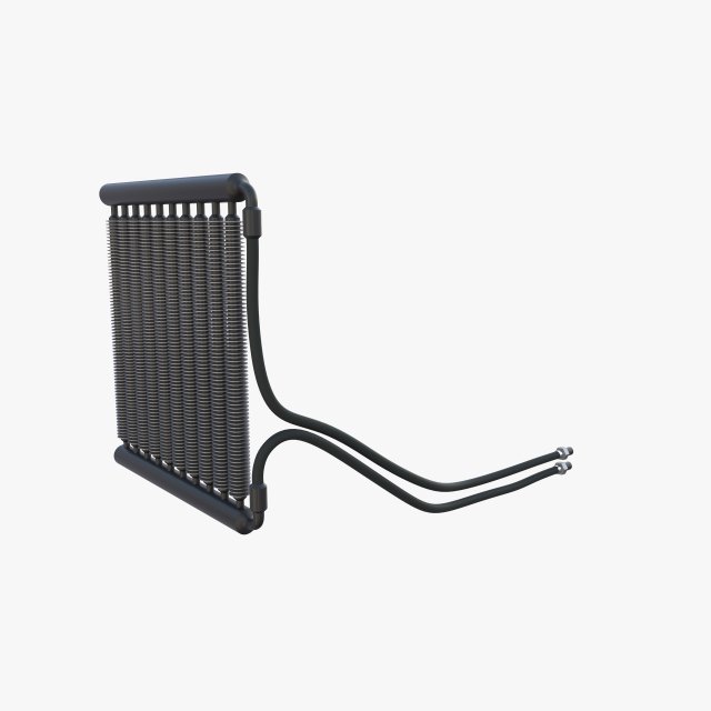 Tractor Oil Cooler Model 3D .c4d .max .obj .3ds .fbx .stl .blend 