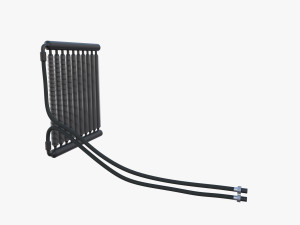 Tractor Oil Cooler Model 3D